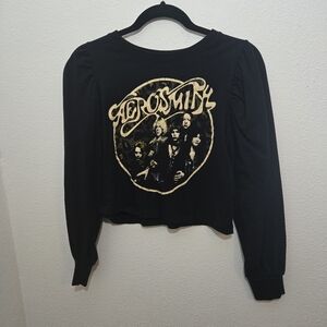 Recycled Karma erosmith Puff Sleeve Tee XS